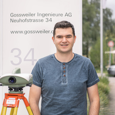 Sebastian Stohler,  Geomatikerin EFZ Amtliche Vermessung