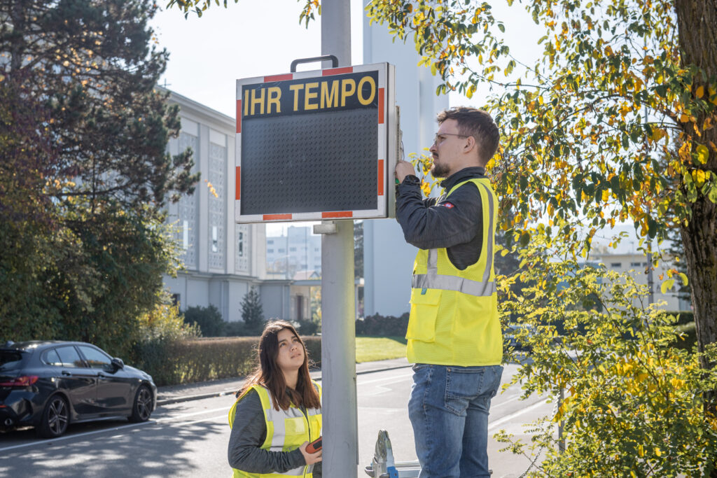 Verkehrskonzepte mit Speedy-Anzeigen